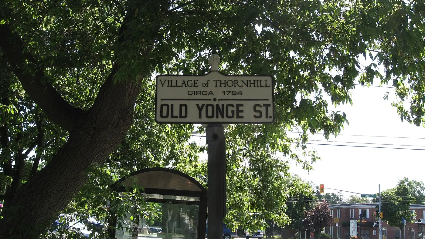 Thornhill — Thornhill Ontario Sign